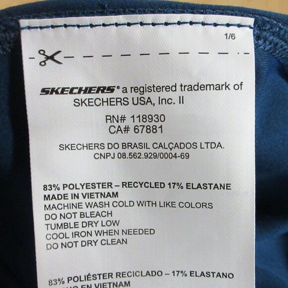 SKECHERS GoStretch Luxe Tight Womens Size M (6-8) Workout Teal Blue Leggings NWT - Picture 6 of 10